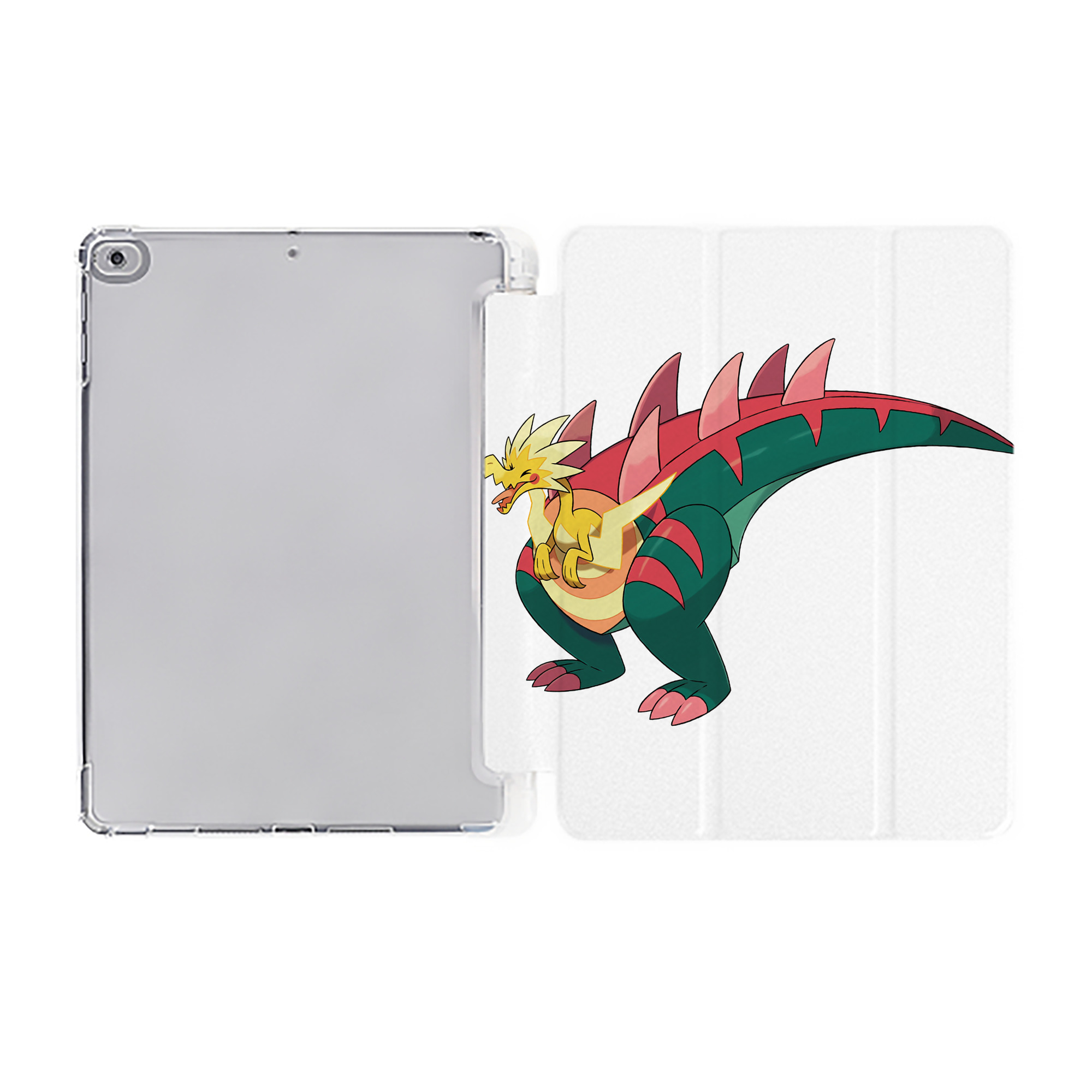 （画像用） ポケットモンスター Pokémon IPad ケース ペン収納付き 三つ折りスタンド PUレザー×シリコン 対応機種9.5/10.5/10.9インチ